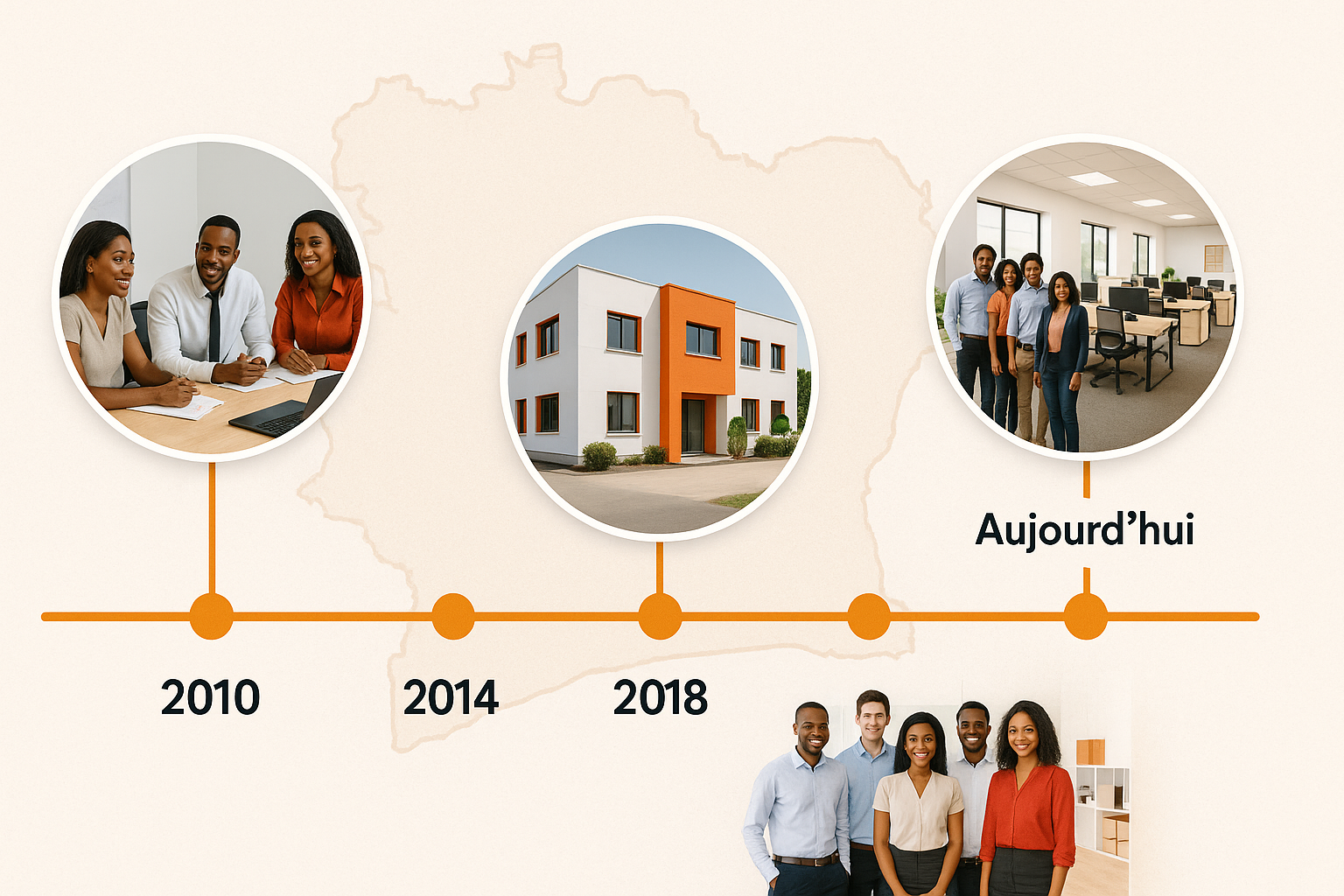 Illustration de notre histoire